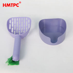 Tamiz de plástico integrado duradero para mascotas, pala para arena para gatos, pala para caca, pala para arena para gatos - Product Image 3