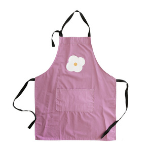 Little Flower Emoji Parent Child Apron Cartoon Adjustable Antifouling For Family Matching Outfits - Product Image 4