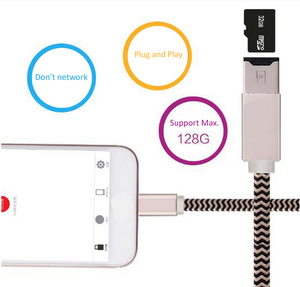 Hàng mới OTG SD/TF Thẻ Nhớ Đĩa Cứng Gắn Ngoài <span class=keywords><strong>Reader</strong></span> để <span class=keywords><strong>USB</strong></span> Sạc Cáp Dữ Liệu Core cho i7 - Product Image 4