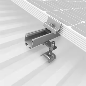Aluminum Solar <b>Clamp</b> Adjustable Solar Middle / End <b>Clamp</b> 30mm 35mm Solar Mounting Accessories Mid <b>Clamp</b> - Product Image 5