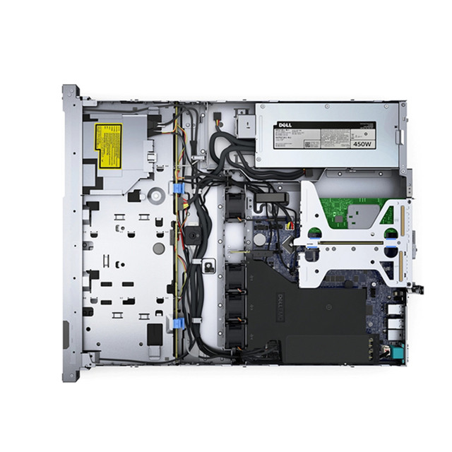 Low Cost PowerEdge R250 1U Rack Mount Fiber Flexible Storage 10GbE Networking Server R250 for Small Business