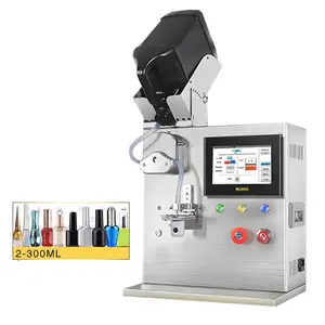 Small Manual Tabletop Two Nozzles Nail Polish Filling Machine 7ml 10ml Glass Bottle Oil Filler Equipment gel Polish Color