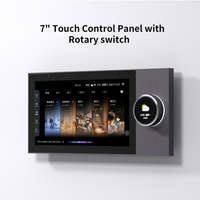 Anjielo - Panneau tactile intelligent en aluminium HD de 7 pouces - Contrôle central de la maison intelligente - Télécommande Zigbee - WiFi - Prise en charge de la connexion par téléphone mobile