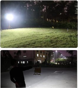 Projecteur LED 100W 1 Pack 9000LM 6500K Lumière du jour IP65 Étanche Rechargeable Projecteurs extérieurs pour terrain de sport, jardin, entrepôt - Product Image 6