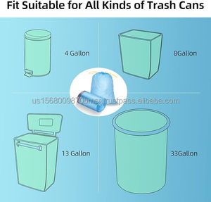 Bolsas de Basura Grandes de 8 Galones para Cocina, Resistentes, Inodoras, Fuertes y Azules - Product Image 5