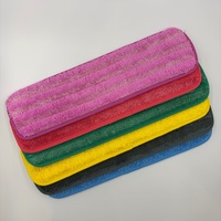 Tampon de rechange en microfibre de qualité supérieure pour balai serpillère, couleur personnalisée, pour nettoyage de sols, fil torsadé