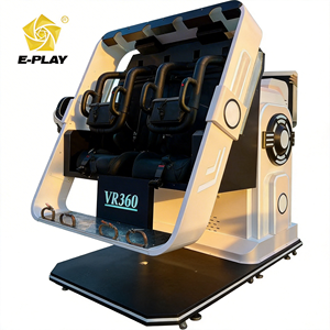 Simulador VR <span class=keywords><strong>de</strong></span> 100 Juegos con Rotación <span class=keywords><strong>de</strong></span> <span class=keywords><strong>360</strong></span>° y Dos Asientos - Cine Dinámico Comercial <span class=keywords><strong>de</strong></span> Metal y Fibra <span class=keywords><strong>de</strong></span> Vidrio para Parques <span class=keywords><strong>de</strong></span> Diversiones Interiores - Product Image 4