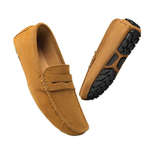 Groothandel Kameel Bruine Loafers Schoenen Mannen Designer Koe Lederen Merk Kantoorschoenen Mannen Hoge Kwaliteit Jurk Schoenen - Product Image 4