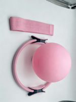 Ensemble d'anneaux de Pilates avec tapis de yoga, haltères en PVC pour femmes, entraînement à domicile, exercices de mise en forme, tonification du corps, entraînement quotidien