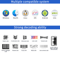 EMT8721A Android 2D Escáner de código de barras 1D Módulo de código QR Escáner PDF417 integrado para gestión de almacenes industriales