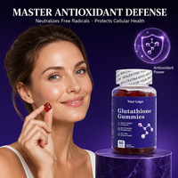 Gummies de L-Glutathion avec Collagène et Mélange Antioxydant Liposomal Saveur Fraise – Complément Alimentaire