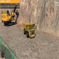 Simulador de Entrenamiento para Camiones Mineros con Software en Francés - Equipo Educativo
