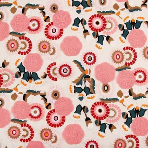 Sang trọng 3D đẹp vải tuyn ren vải thêu 3D thêu organza hoa Voile ren vải chất liệu - Product Image 5