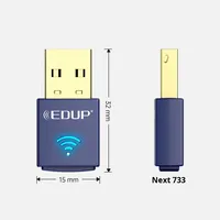 Adaptador Combinado USB WiFi BT 4.0 EDUP Mini con Antena de Chip, para PC, Computadora de Escritorio y Portátil