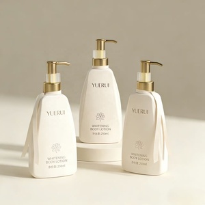 YUERUI Flacon vide de luxe pour lotion corporelle avec <span class=keywords><strong>pompe</strong></span> dorée 250ml, design unique, pour huile essentielle et crème pour les mains - Product Image 4