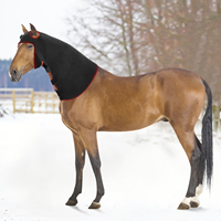 Terapia de Luz Roja para la Artritis en Caballos, Gorra de Terapia de Luz Roja e Infrarroja Cercana con Protección para el Cuello, Alimentada por Banco de Energía