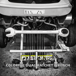 8-24Mm Metric OEM Colorful Dual-Purpose Quick Ratchet Double End Chrome Vanadium Steel Industrial Grade Hand Wrench for Auto - Product Image 2