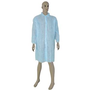 Gaun isolasi bedah seragam rumah sakit PP sekali pakai SMS biru dewasa CE aksesoris medis ultrasonik 3 tahun 90% - Product Image 1