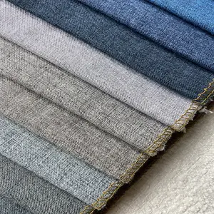 New Material Textile Fabric Linen Sofa Fabric Velvet Hand Feeling 100%Polyester Fabric
