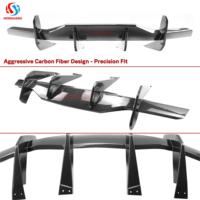 Diffuseur de pare-chocs arrière pour Chevrolet Corvette C8 Stingray 2020 2021 2022 2023 ABS Fournisseur d'usine