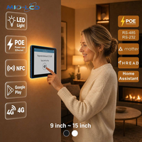 Tablette tactile murale 10,1 pouces Android 14 RK3576S pour la domotique avec Zigbee, Matter, Thread, PoE et port E/S RS485