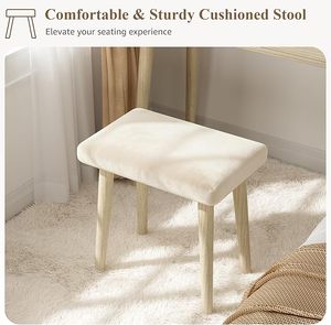 <span class=keywords><strong>Coiffeuse</strong></span> avec miroir Hollywoodien et table de maquillage avec tiroirs et prise électrique pour chambre à coucher - Product Image 5