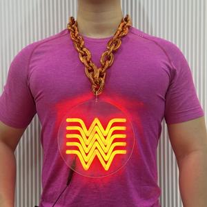 Su misura lo spirito di squadra ha condotto il Logo luce al Neon collana sportiva catena prodotti <span class=keywords><strong>Cheerleading</strong></span> con accessorio squadra di calcio - Product Image 4