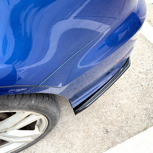 สปอยเลอร์มุมกันชนหลัง Audi A3 S3 8V สีดำเงา ลายคาร์บอนไฟเบอร์ วัสดุ ABS ติดตั้งง่าย สำหรับรถซีดาน ปี 2013-2016 - Product Image 2