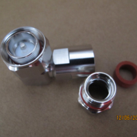 MINI DIN stecker Clamp typ stecker für 1/2 SCF superflex-kabel 4.3-10 rechten winkel
