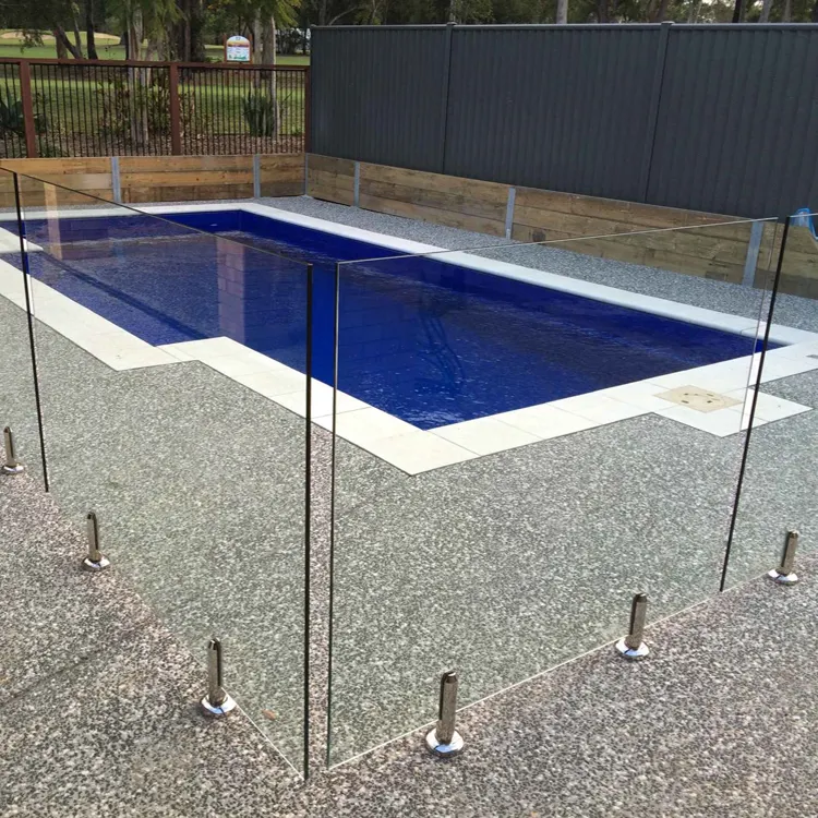 SGCC Certificate frameless glass spigot swimming pool/balcony/Stairs glass railing balustrade stainless steel spigot