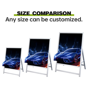 Kiosque d'affichage publicitaire LED portable écran <span class=keywords><strong>tactile</strong></span> <span class=keywords><strong>43</strong></span> <span class=keywords><strong>pouces</strong></span> taille du panneau pas USB texte d'alimentation pour magasin de détail - Product Image 3