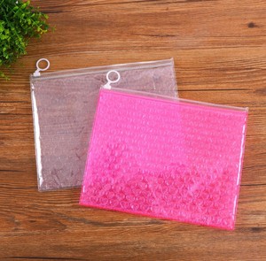 Biểu tượng tùy chỉnh mỹ phẩm bong bóng Zip khóa Túi PVC nhựa Ziplock trái tim bong bóng Stand-Up bong bóng bưu phẩm Pouch - Product Image 5