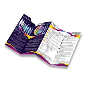 Folleto de impresión personalizado de alta calidad, folleto de negocios, servicio de mensajería, folletos, etiquetas colgantes digitales, folletos de impresora