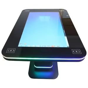 43 Inch Android Windows LCD Interactive Smart Touch Table For Game Coffee Control Table With NFC Module Power Charging Station C