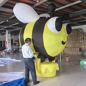 Exhibición de <span class=keywords><strong>abeja</strong></span> inflable <span class=keywords><strong>gigante</strong></span> personalizada/Miel de animales inflable/<span class=keywords><strong>abeja</strong></span> de soporte inflable para publicidad decoración promocional - Product Image 1