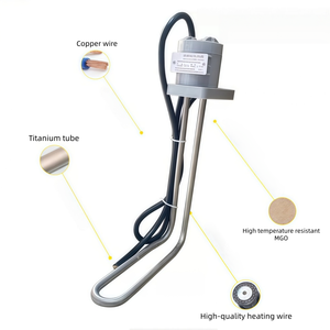 <span class=keywords><strong>Calentador</strong></span> de Inmersión de PTFE Personalizado, Resistente a Ácidos, Álcalis y Sales, Elemento Calefactor Eléctrico a Prueba de Corrosión para Tanques Químicos - Product Image 6