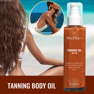 Crema autobronceadora en espray de aceite de bronceado orgánico de etiqueta privada SheDiary, loción de bronceado, Mousse de bronceado <span class=keywords><strong>con</strong></span> <span class=keywords><strong>protector</strong></span> <span class=keywords><strong>solar</strong></span> SPF <span class=keywords><strong>50</strong></span> - Product Image 6
