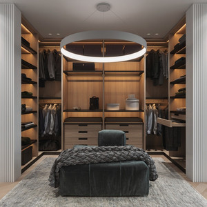 모듈 백색 내각 저장 조직자 침실 3 개의 옷 거는 가로장을 가진 휴대용 옷장 - Product Image 3