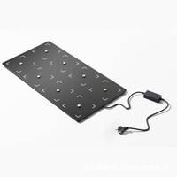 Lampe de table sans fil multi-ports 8-en-1 avec station de charge – Supporte plusieurs lampes, lampe de bureau LED portable sans fil pour restaurant