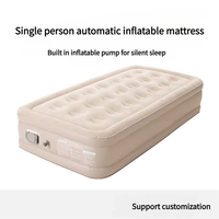 Lit gonflable portable double Offre Spéciale avec pompe intégrée-Matelas gonflable pliable en PVC pour le camping, la maison et les invités