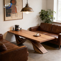 Ensemble de table à manger et table d'appoint en bois d'hévéa durable, 4 places, gain de place, style nordique moderne de luxe, mobilier de maison pour hôtel