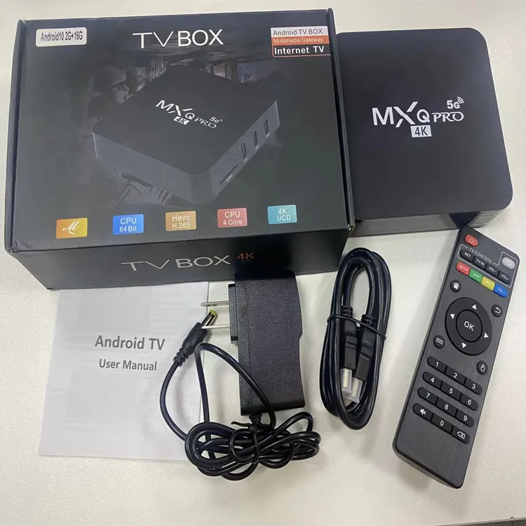 Wholesale Set-Top 4K Tvbox Mxg Plus Androids TVBOX Smart Android 11 5G 4G+32G Tv Box Mx Pro 4K