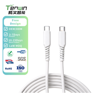 Cable USB Tipo-C de Carga Rápida con Malla de Protección de PVC y TPE, Conductor de Cobre Puro, 1 Metro, 2.4A, Ecológico, para Reloj Inteligente, Auto y Móvil - Product Image 1