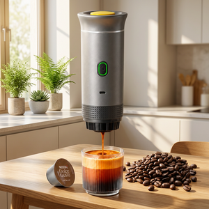 Cafetera Portátil 2026, Nueva y Popular, 20 Bares, Autocalentable, USB, Recargable, para Viajes en Auto y Hoteles - Product Image 1