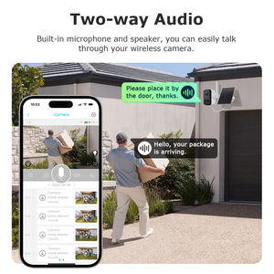 Комплект солнечной камеры Halow с Wi-Fi-передачей до 500 метров, Plug and Play, 2-канальный Wi-Fi, на солнечной энергии, для наружного использования, с управлением одной кнопкой - Product Image 6