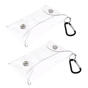 Japanese-style minimalist <b>coin</b> clip <b>coin</b> <b>purse</b>, mini portable transparent PVC <b>coin</b> bag, <b>coin</b> clip storage cover. - Product Image 5