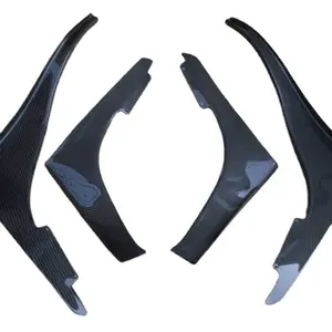 For Skyline R32GTR OEM Front Bumper TBO Splitter Canard (4 pcs) Carbon Fiber CF