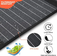 Nouvelle popularité Offre Spéciale produits en gros chargeur solaire portable 100 watts panneaux solaires pliables 100W 7 jours à l'expédition