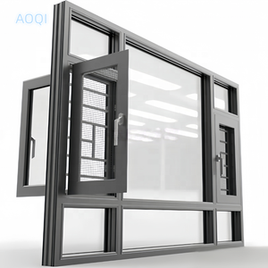 Fenêtre coulissante en aluminium au design moderne, sur mesure, résistante aux ouragans, insonorisée, avec <span class=keywords><strong>mécanisme</strong></span> coulissant pour usage résidentiel - Product Image 4