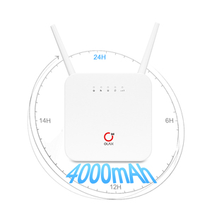 เราเตอร์ไร้สาย AX6 Pro 4000mah Cat4 300mbps รองรับ Wifi6 สำหรับมือถือ  คลื่นความถี่ US B2/3/4/5/28 โมเด็ม 4g LTE Wifi CPE Mesh Pocket Router - Product Image 2